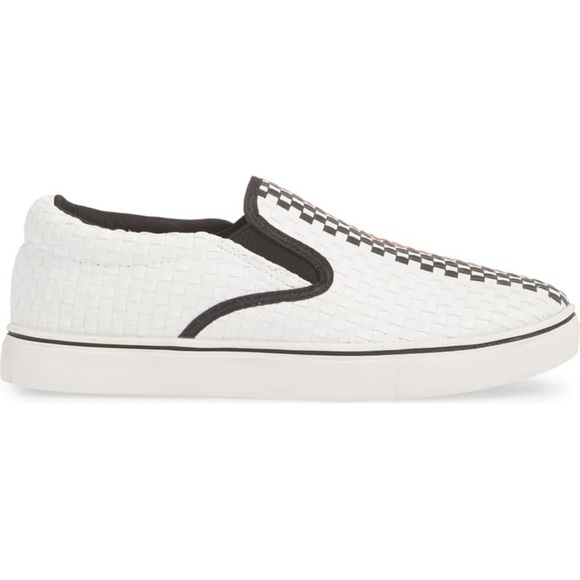 Bernie Mev Checkerboard Slip On Sneaker sz. 10 New - Picture 3 of 11